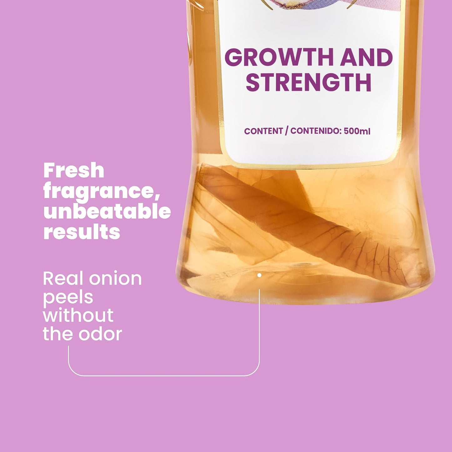 Onion Shampoo and Conditioner for Hair Growth with Biotin, Salt and Paraben Free Hair Care Duo with Keratin and Botanical Extracts for Stronger Softer Hair