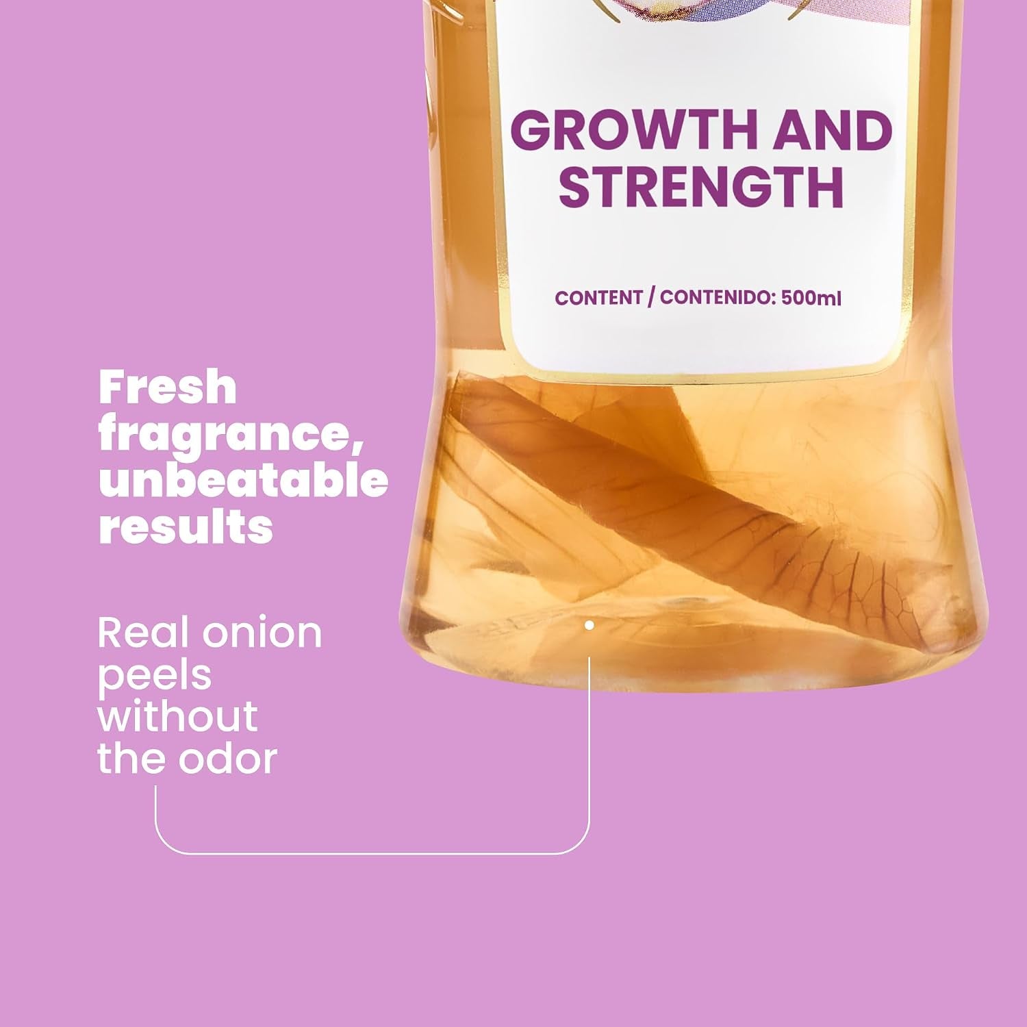 Onion Shampoo and Conditioner for Hair Growth with Biotin, Salt and Paraben Free Hair Care Duo with Keratin and Botanical Extracts for Stronger Softer Hair